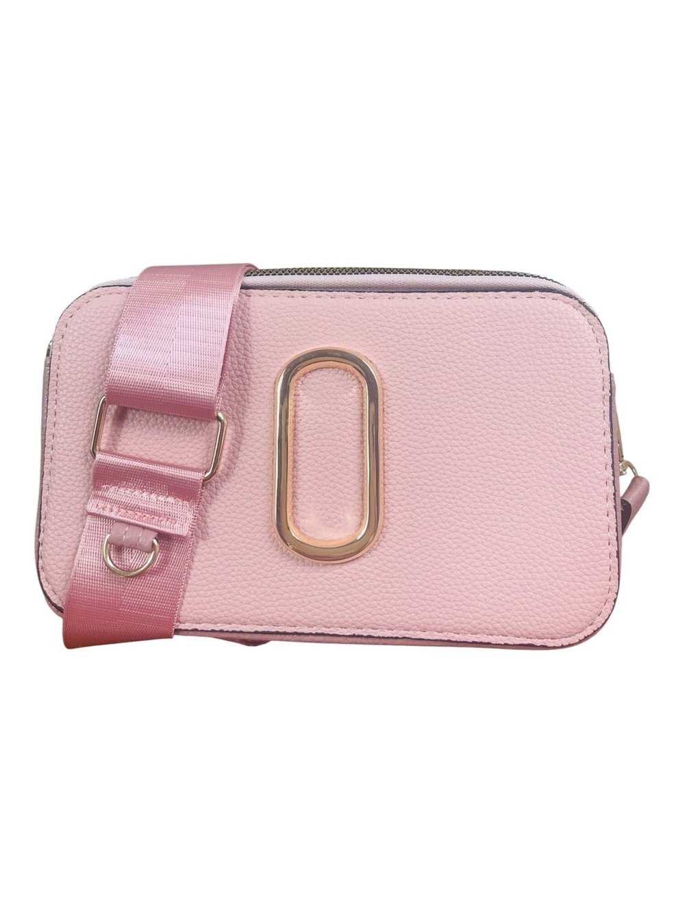 Designer Pink Crossbody Bag with wallet